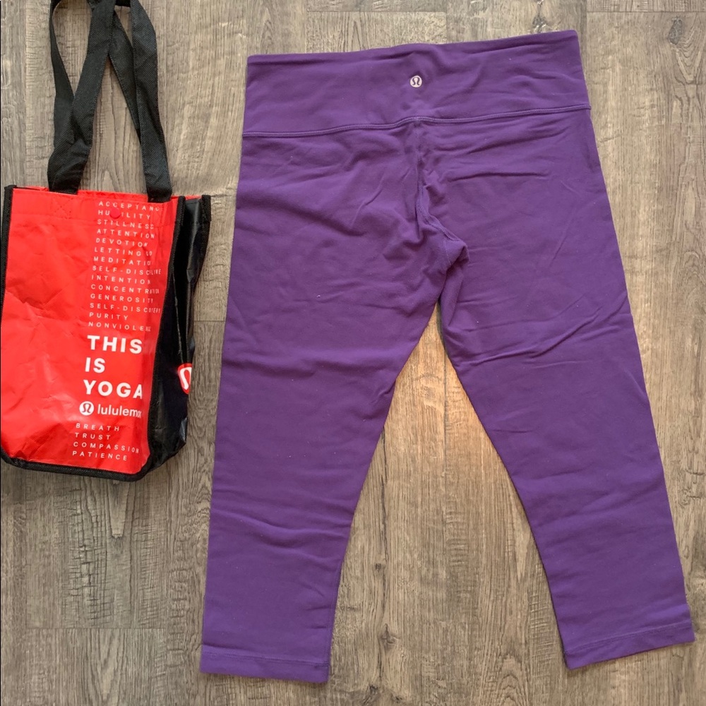 🍋lululemon wunder under crops!